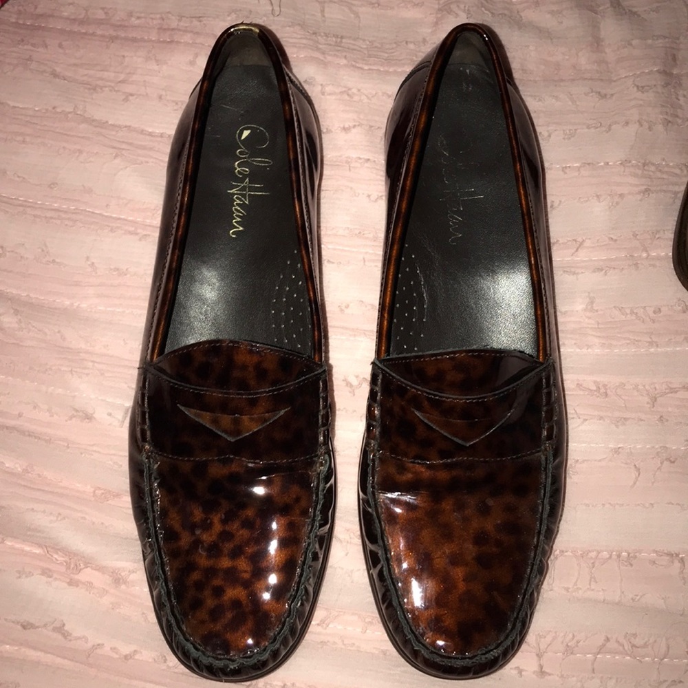 Cole Haan Leopard Patent leather Air Penny!